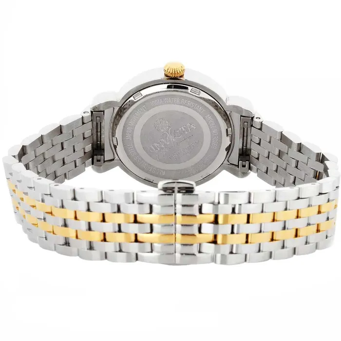 Invicta Bracelets Invicta Womens Quartz Watch Wildflower Two Tone Bracelet White MOP Dial 30869