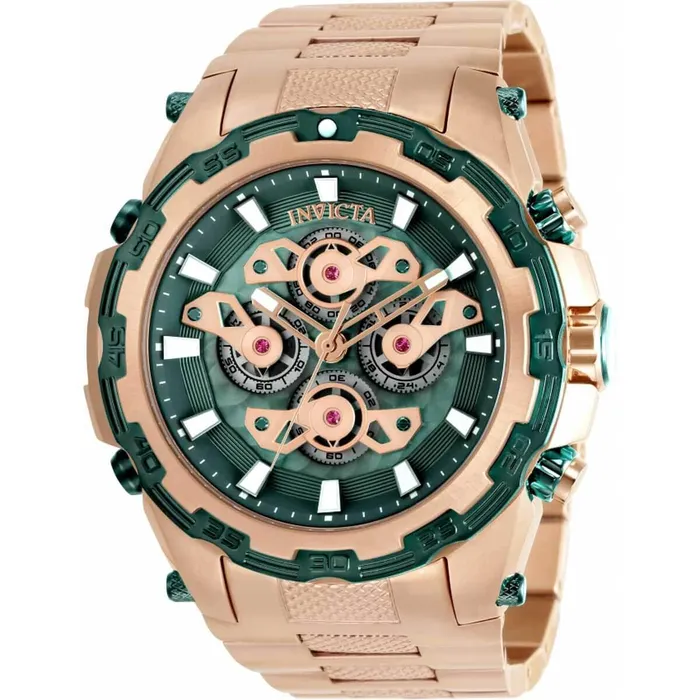 Invicta Mens Japanese Quartz Watch Specialty Chronograph Steel Bracelet 34227 Invicta Bracelets