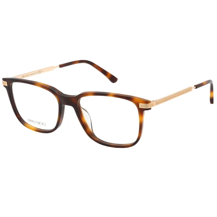 Jimmy Choo PreStyled Sets Jimmy Choo Womens Eyeglasses Clear Lens Dark HavanaGold Frame JM 008G 0086 00