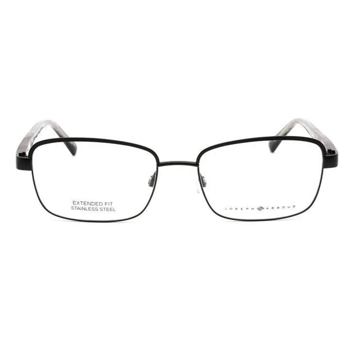 Joseph Abboud Rings Joseph Abboud Mens Eyeglasses Gunmetal Rectangular Frame Clear Lens JA4092 033