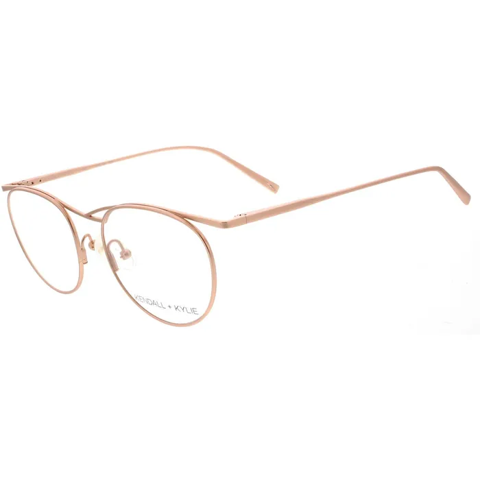 Kendall Kylie Womens Eyeglasses Rose Gold Metal Frame Demo Lens KKO194 ALI 780 Kendall Kylie Earrings