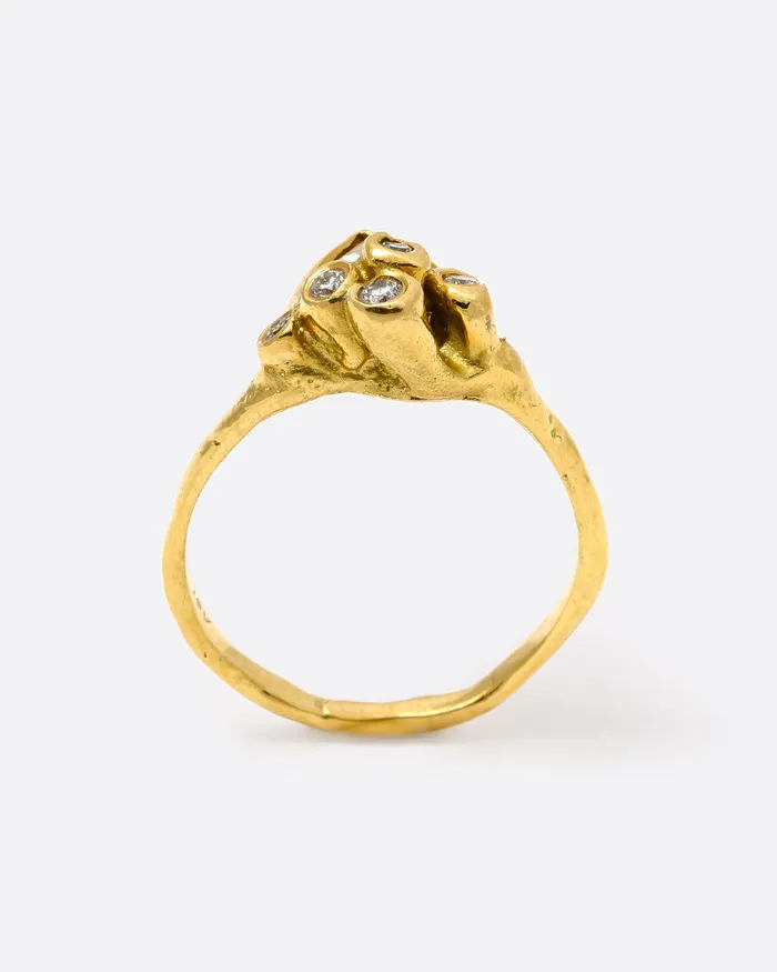 KIMBERLIN BROWN Rings Rose Cut Diamond Anemone Ring
