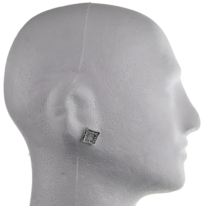 Kite Glitter Silver Earrings 13MM Bling Cartel Admin Earrings