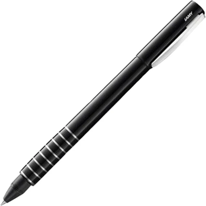 Lamy Lamy Rollerball Pen Accent BR Eight Ring Stainless Steel Clip Black Brass L398LD Rings