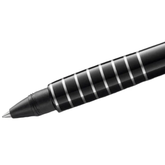 Lamy Lamy Rollerball Pen Accent BR Eight Ring Stainless Steel Clip Black Brass L398LD Rings