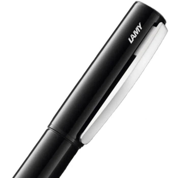 Lamy Lamy Rollerball Pen Accent BR Eight Ring Stainless Steel Clip Black Brass L398LD Rings