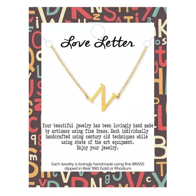 LaurenSpencer Necklaces LAST ONE Love Letter Initial Necklace