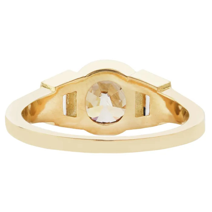 Lauren Wolf Jewelry Golden Deco Diamond Ring Rings