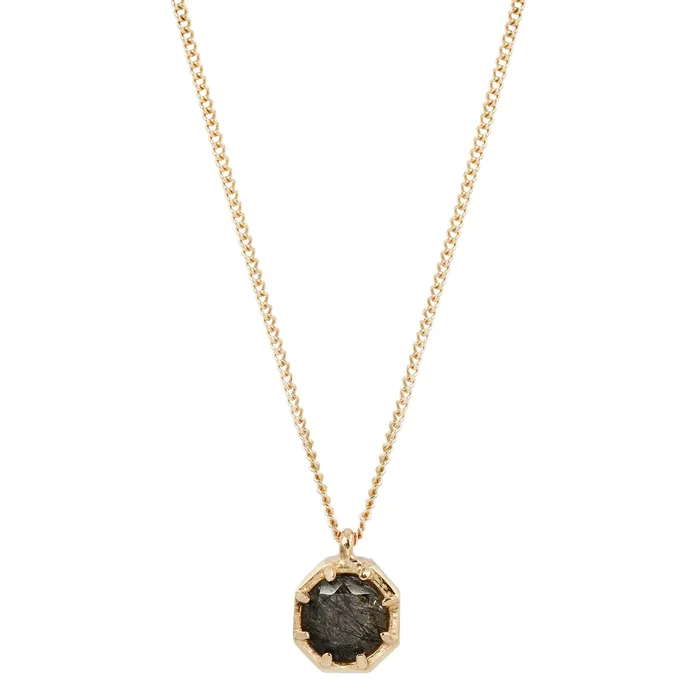 Lauren Wolf Jewelry Necklaces Quartz Octagon Necklace
