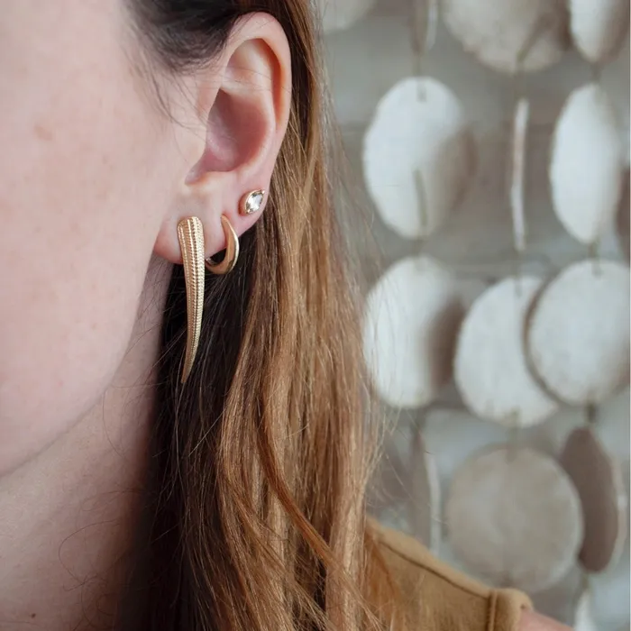 Lauren Wolf Jewelry PreStyled Sets Gold Mini Hoops