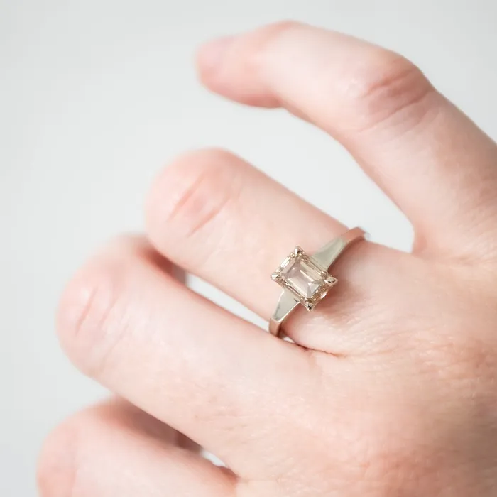 Lauren Wolf Jewelry Rings Champagne Diamond Mirrors Ring