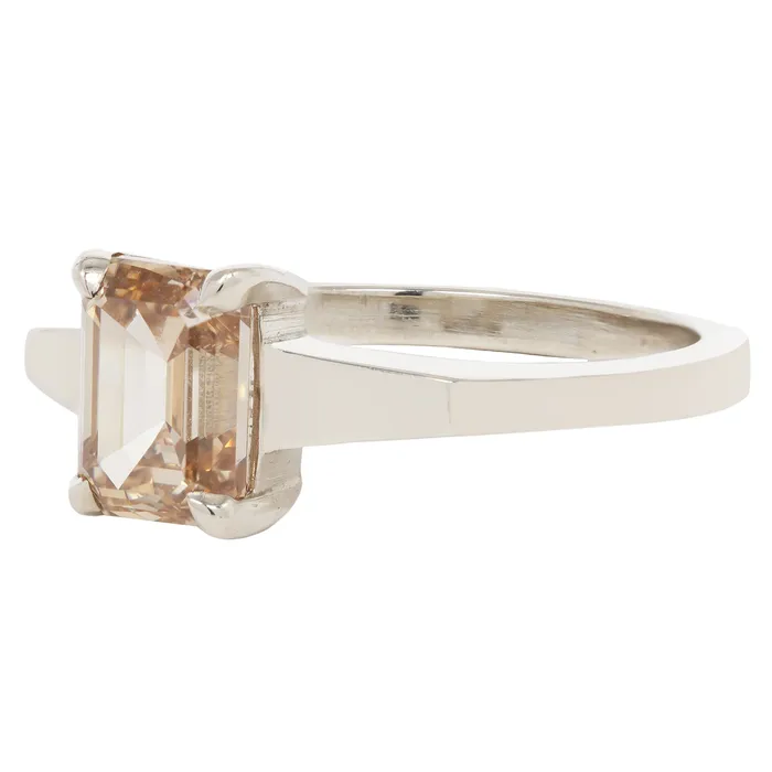 Lauren Wolf Jewelry Rings Champagne Diamond Mirrors Ring