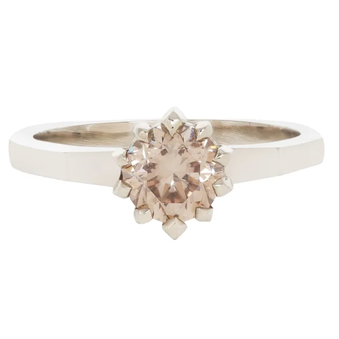 Lauren Wolf Jewelry Rings Champagne Diamond Soire Ring