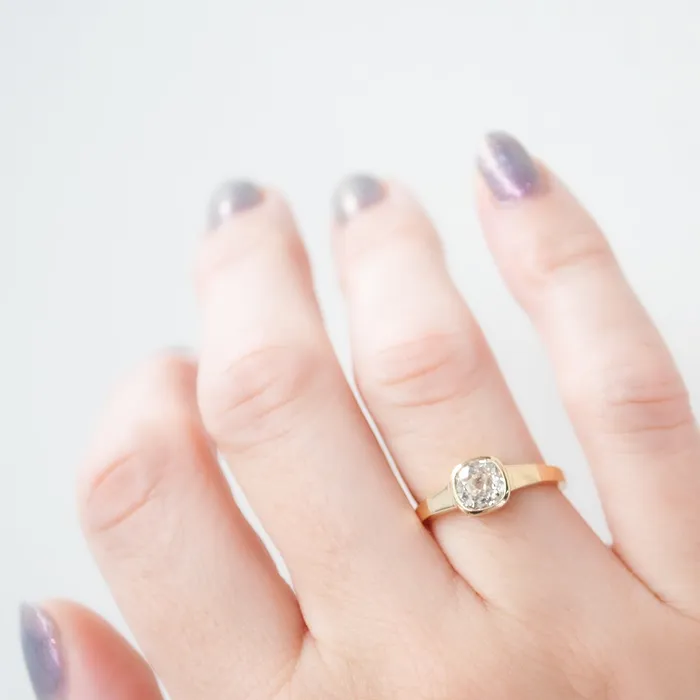 Lauren Wolf Jewelry Rings Clear Sky Diamond Mojave Ring