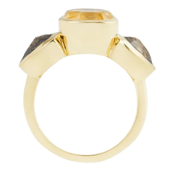 Lauren Wolf Jewelry Rings Eyes of Athena Sapphire Ring