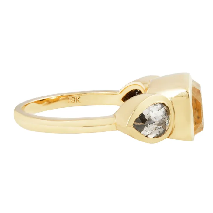Lauren Wolf Jewelry Rings Eyes of Athena Sapphire Ring