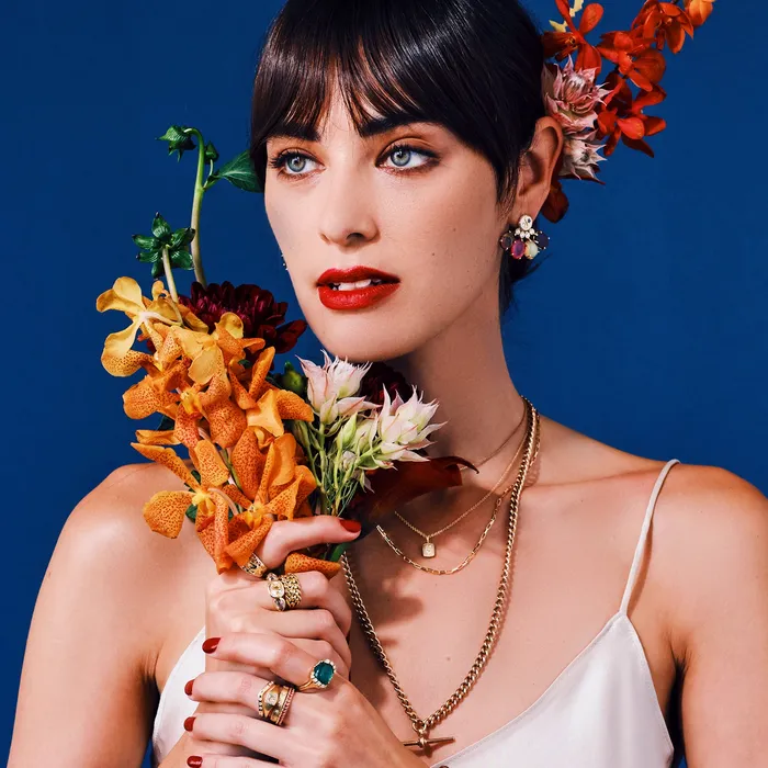 Lauren Wolf Jewelry Rings Eyes of Athena Sapphire Ring