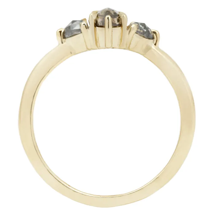 Lauren Wolf Jewelry Rings Misty Coast Three Stone Ring
