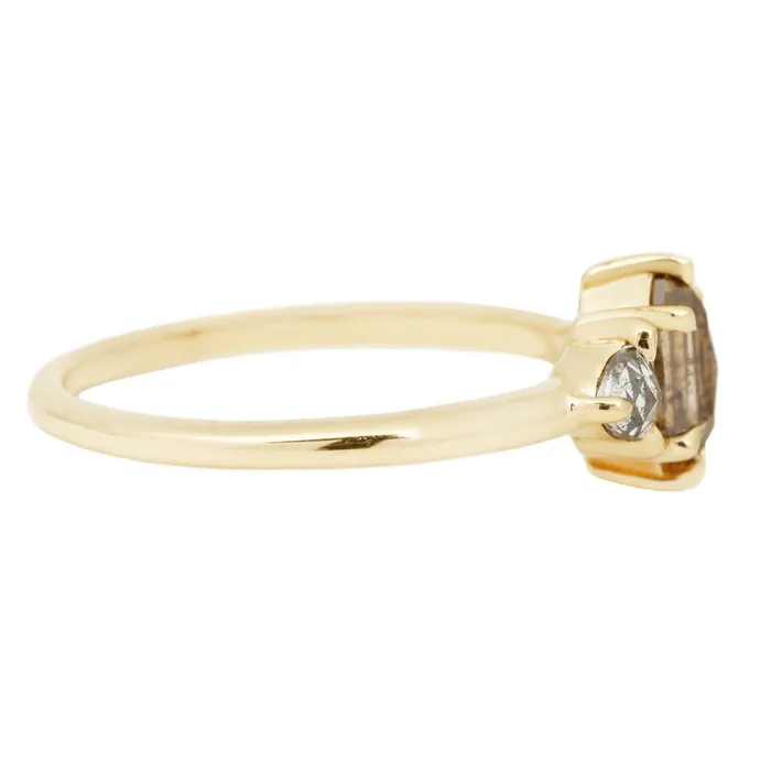 Lauren Wolf Jewelry Rings Misty Coast Three Stone Ring