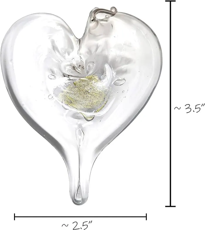 Luke Adams Glass Blowing Studio Necklaces Birthstone Hearts