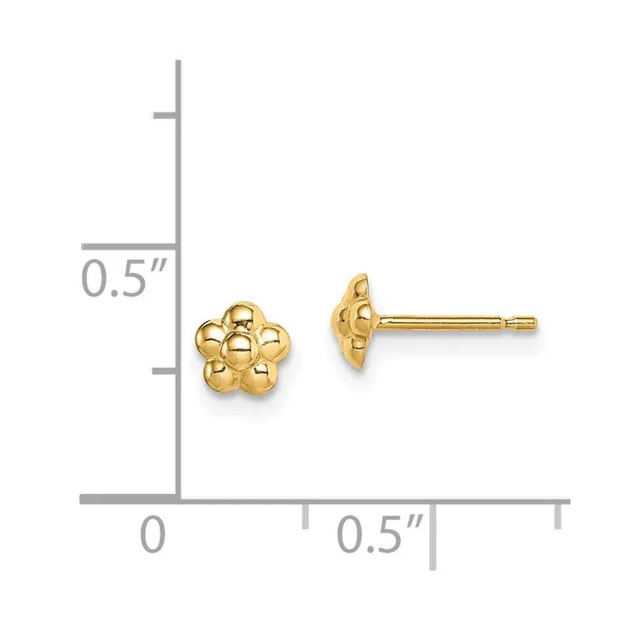 Madi K Kids 14k Flower Post Earrings Jewelry Earrings