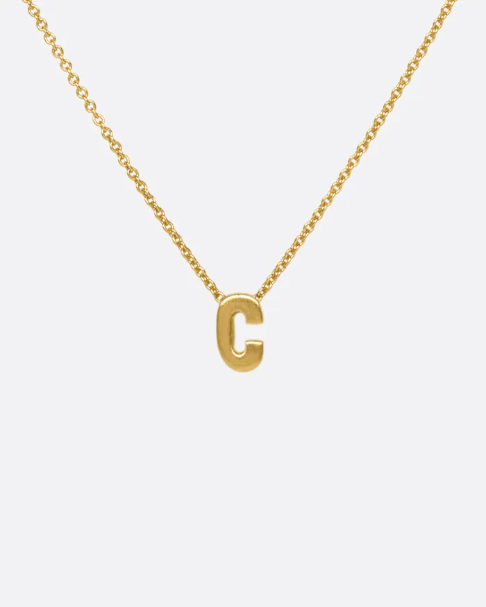 MARIAN MAURER Necklaces Micro Initial Necklace