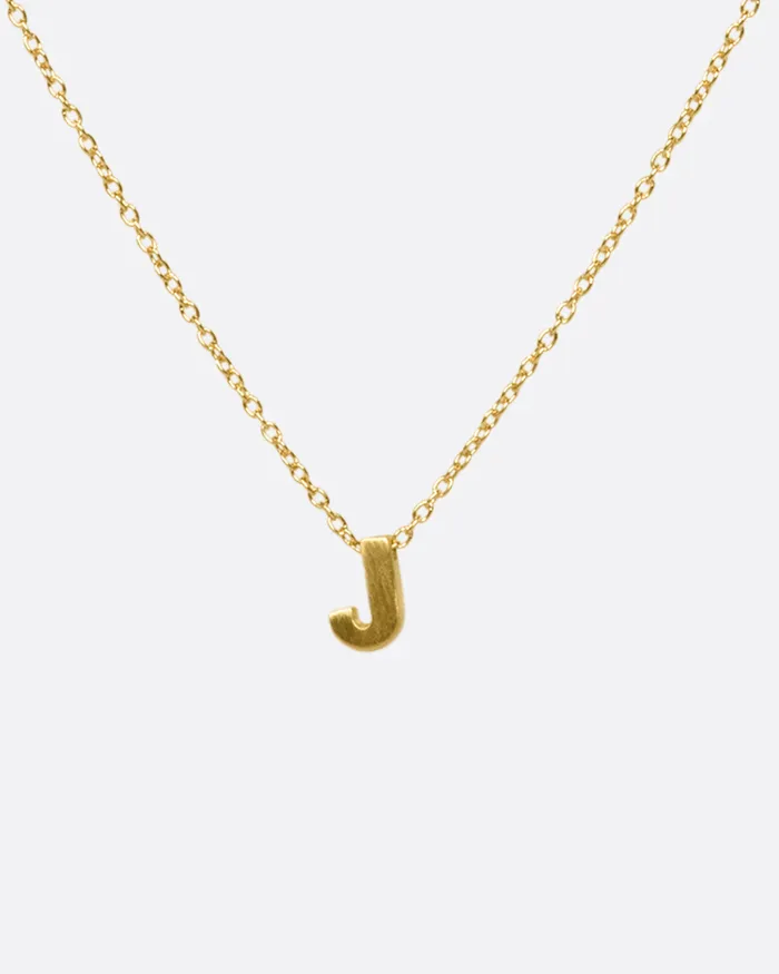 MARIAN MAURER Necklaces Micro Initial Necklace