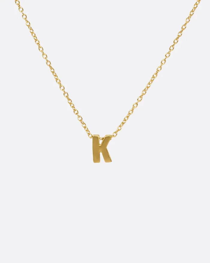 MARIAN MAURER Necklaces Micro Initial Necklace