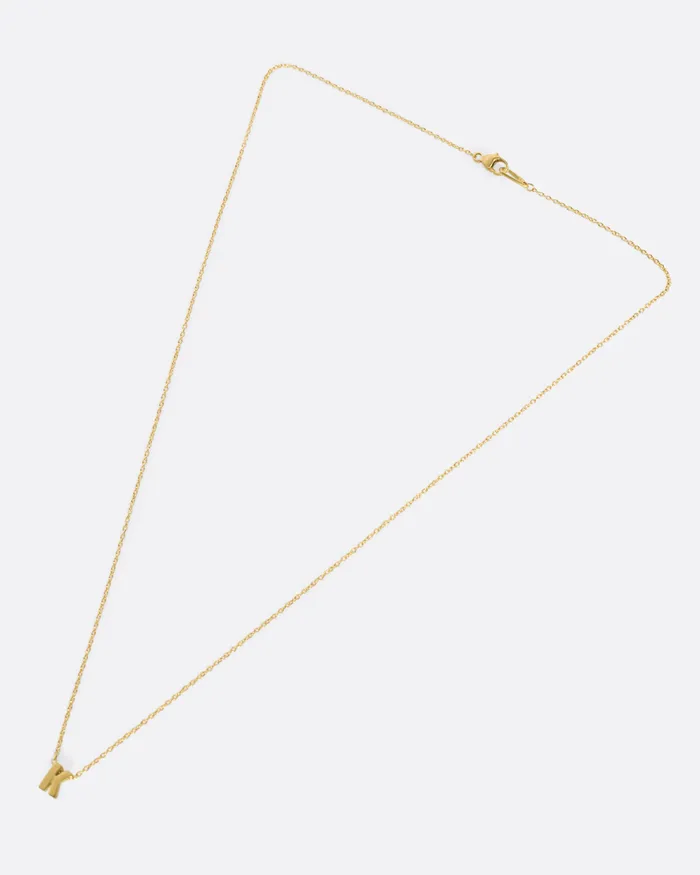 MARIAN MAURER Necklaces Micro Initial Necklace