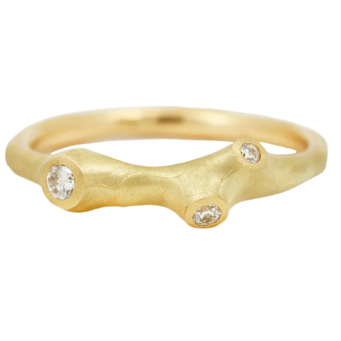 Medium Barnacle Diamond Ring Johnny Ninos Rings