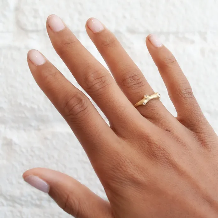 Medium Barnacle Diamond Ring Johnny Ninos Rings