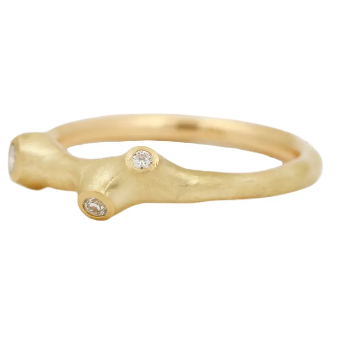 Medium Barnacle Diamond Ring Johnny Ninos Rings