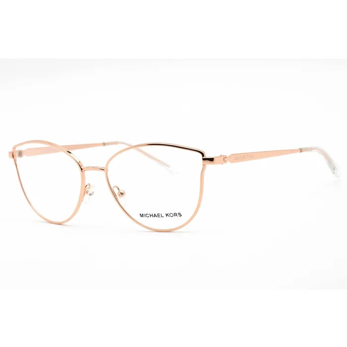 Michael Kors Earrings Michael Kors Womens Eyeglasses Full Rim Rose Gold Metal Round Frame 0MK3060 1108