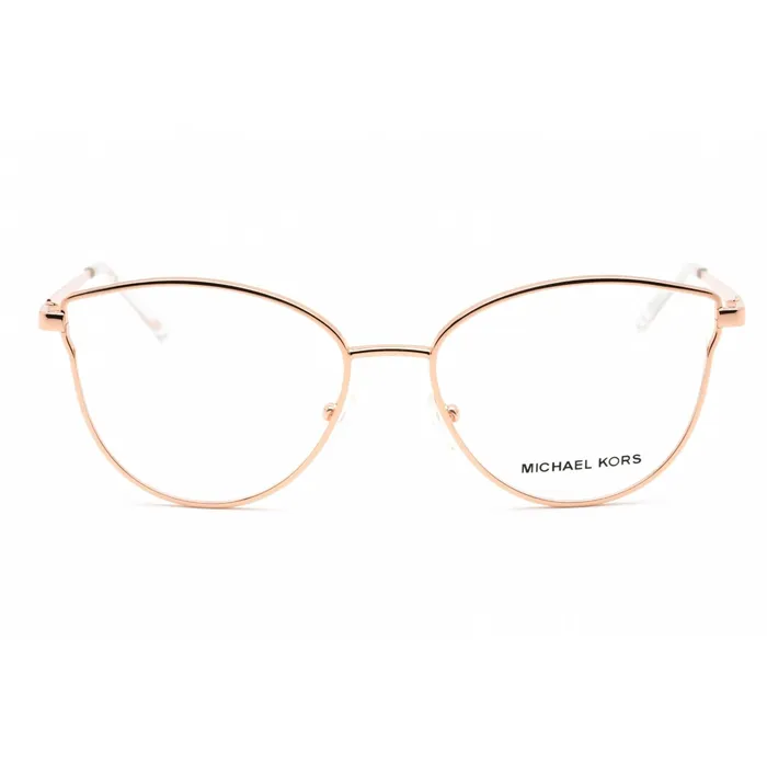 Michael Kors Earrings Michael Kors Womens Eyeglasses Full Rim Rose Gold Metal Round Frame 0MK3060 1108