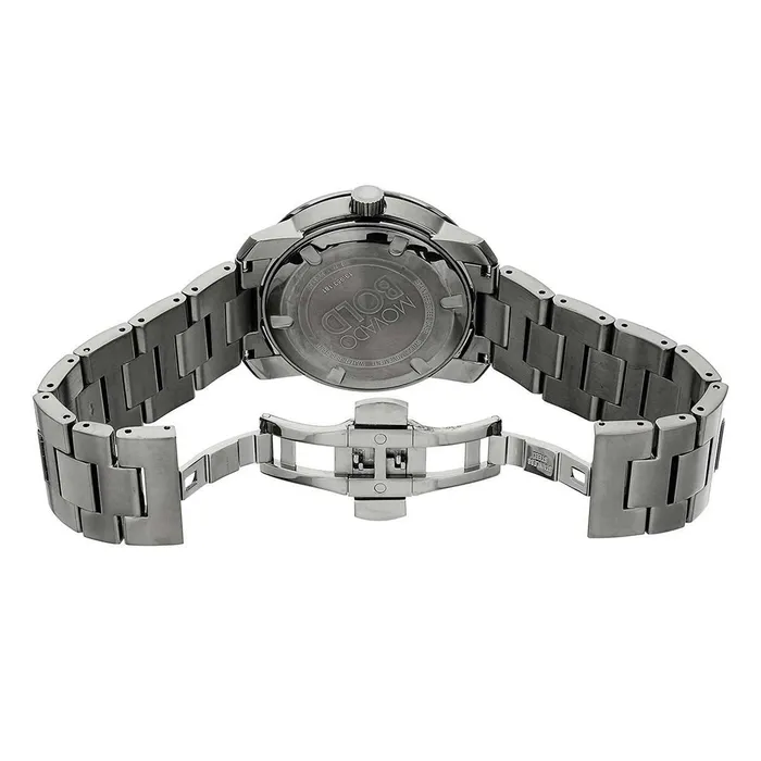 Movado Bracelets Movado Mens Bracelet Watch Bold Gunmetal Dial Gunmetal Steel 3600259