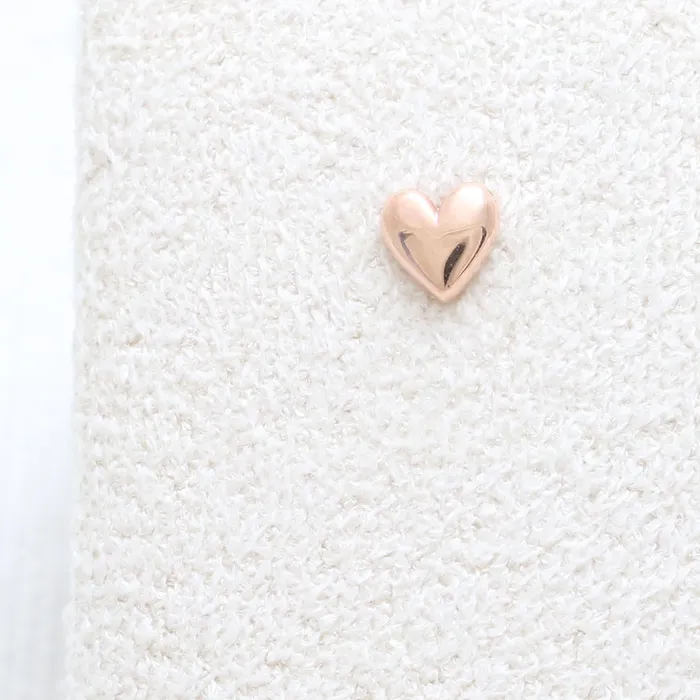 Necklaces from J Shop Tiny Heart Internally Labret