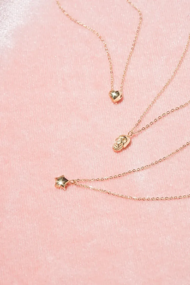 Necklaces READYMADE Lonely Puffy Heart Necklace