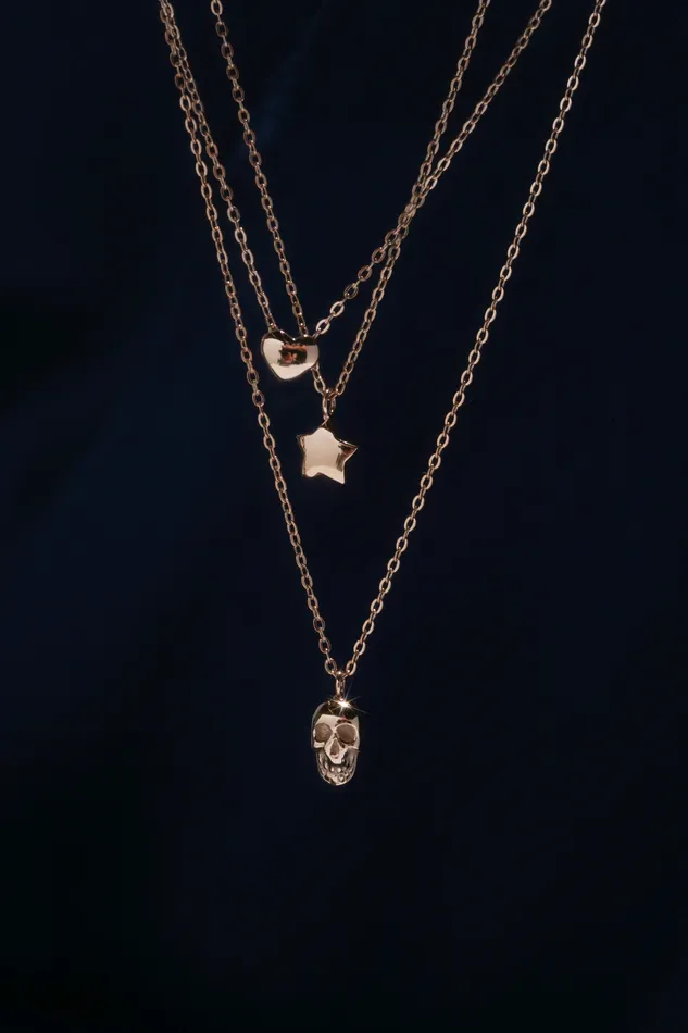 Necklaces READYMADE Lonely Puffy Heart Necklace