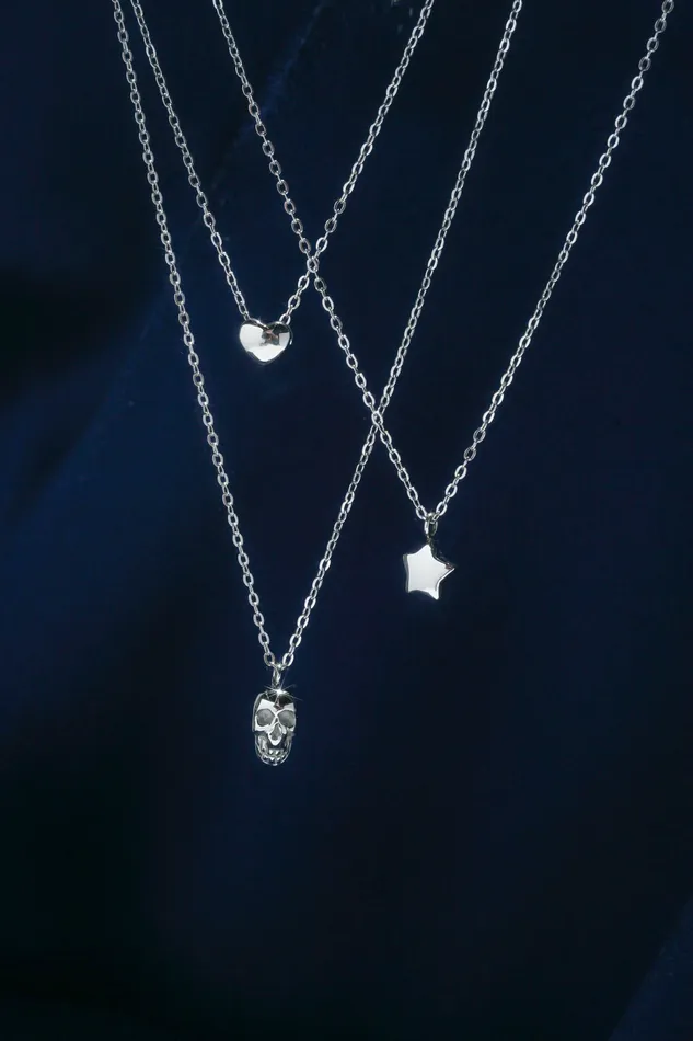 Necklaces READYMADE Lonely Puffy Heart Necklace