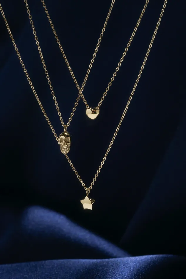 Necklaces READYMADE Lonely Puffy Heart Necklace