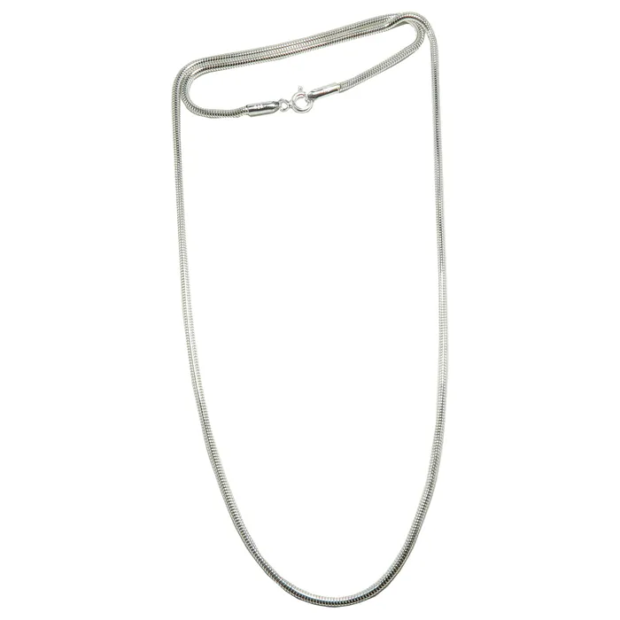 Necklaces Satin Crystals Sterling Silver Chain Necklace Deluxe Thick No Joke