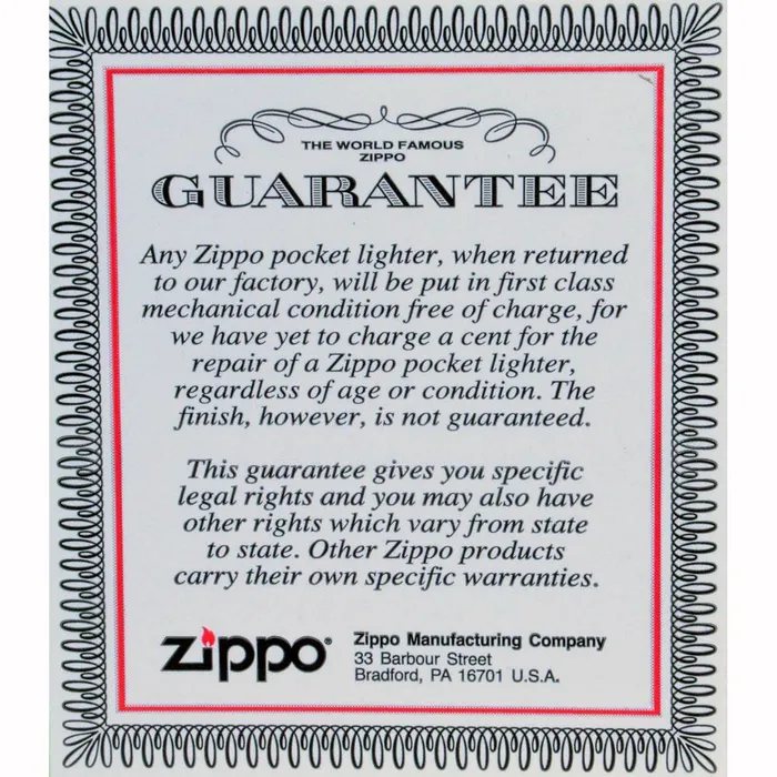 Necklaces Zippo 352B Venetian High Polish Brass Initial Panel Windproof Lighter Zippo