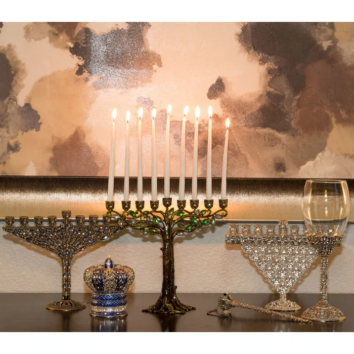 Olivia Riegel Silver Crystal Sinclair Menorah Olivia Riegel Rings