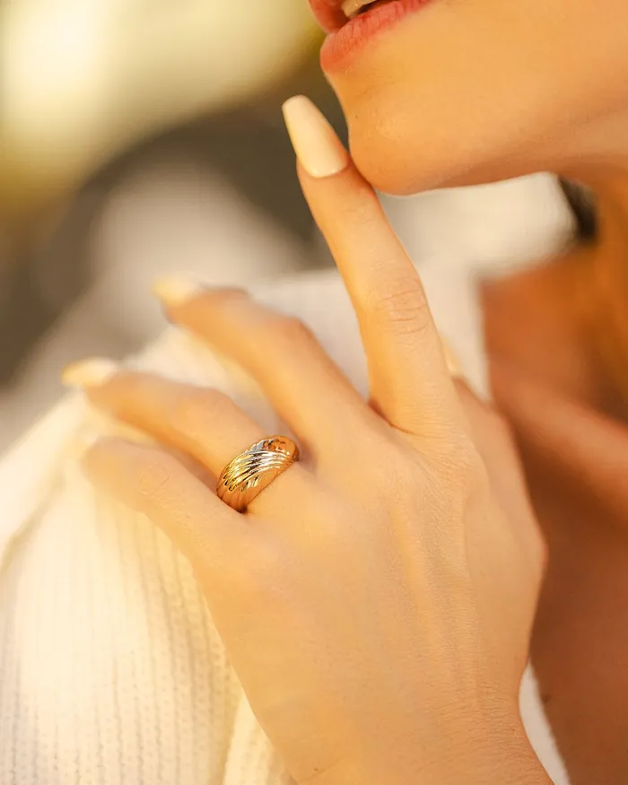 Penny Pairs Rings Florence Gold Ring