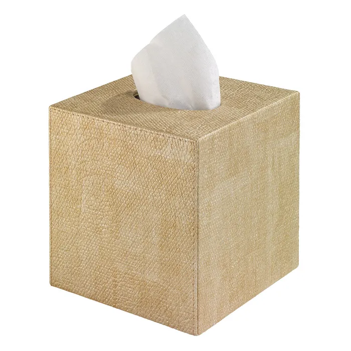 PreStyled Sets Bodrum Linens Luster Gold Tissue Box Bodrum Linens