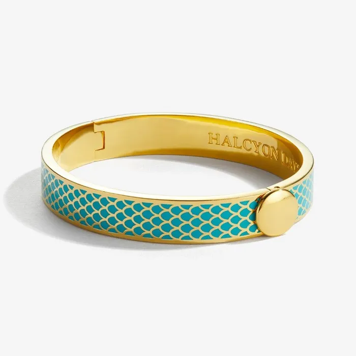 PreStyled Sets Halcyon Days Halcyon Days Salamander Turquoise Gold Bangle