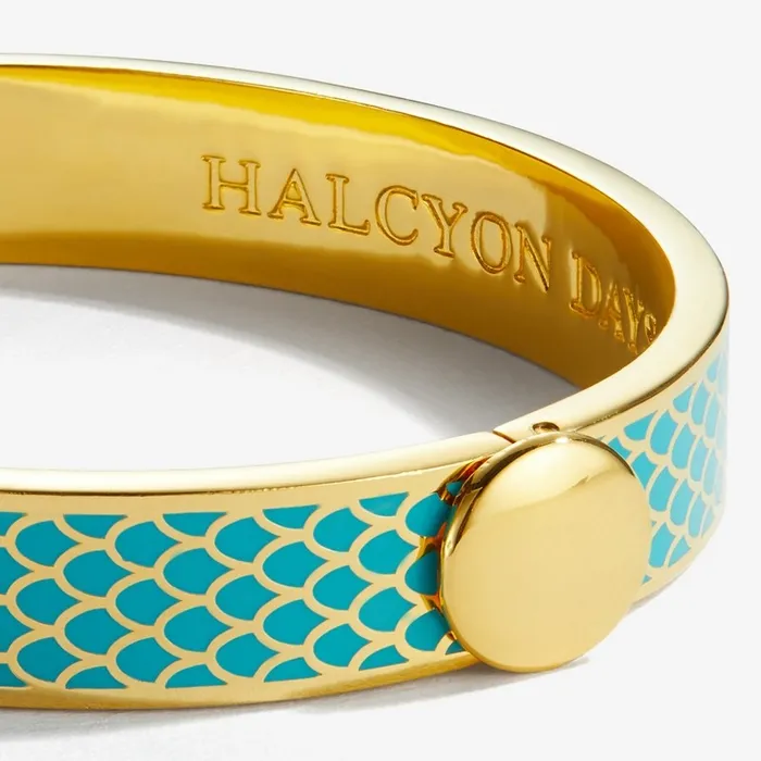 PreStyled Sets Halcyon Days Halcyon Days Salamander Turquoise Gold Bangle