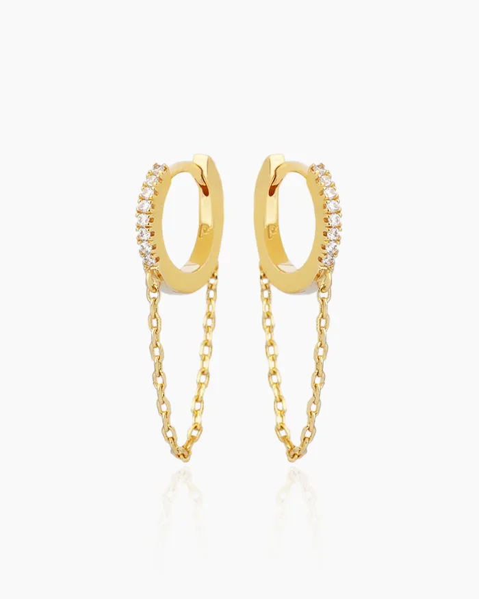 PreStyled Sets Penny Pairs Ally Gold Huggies