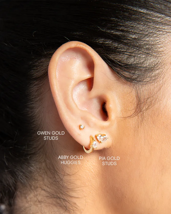 PreStyled Sets Penny Pairs Pia Gold Studs