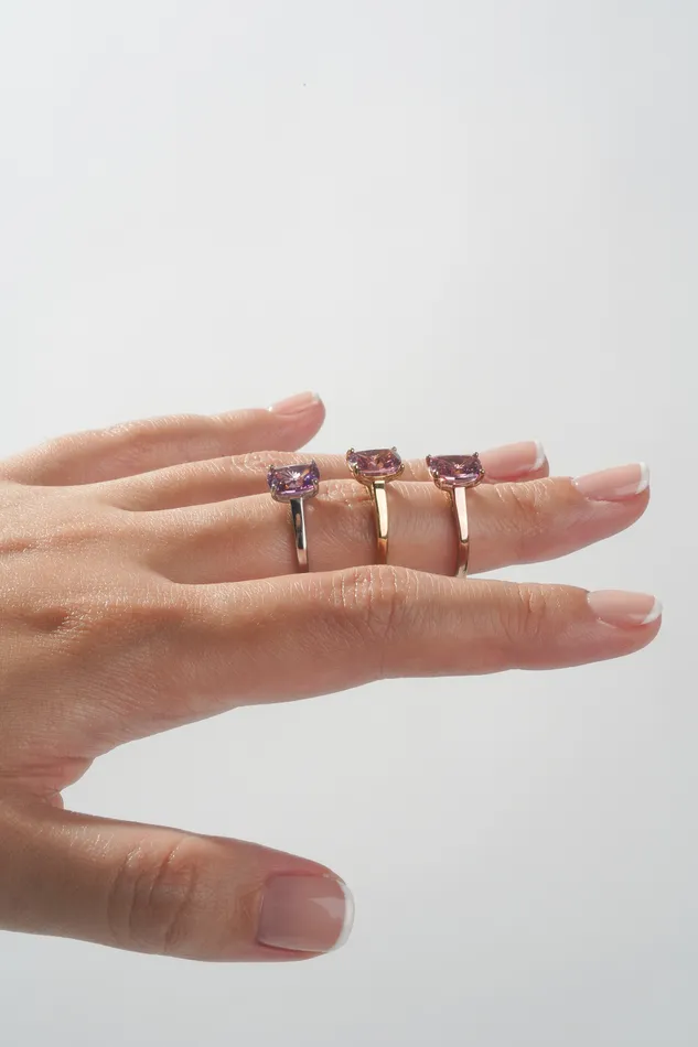 READYMADE Pink Baby Cocktail Ring Rings